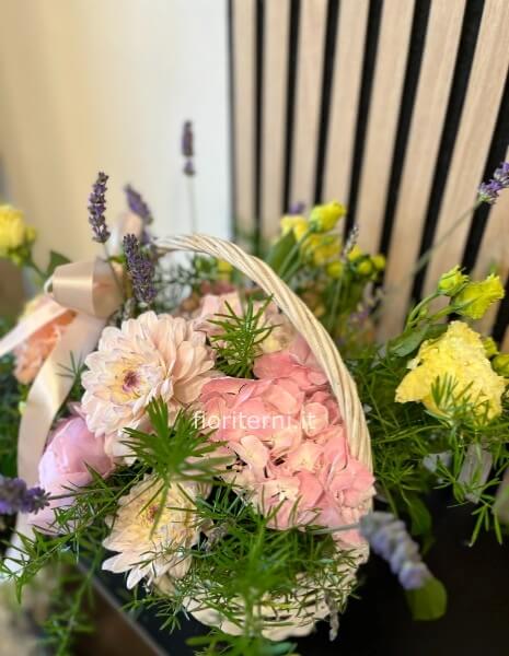 cesto di fiori